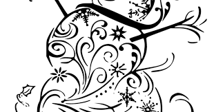 Download Snowman Flourish Svg Google Drive Christmas Crafts Silhouette Christmas Pop Up Cards