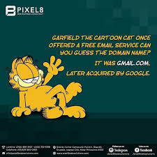 Google Literally Bought Gmail Domain From Garfield Didyouknow Funfactfriday Google Gmail Garfield Trivia Te Fun Fact Friday Free Email Services Trivia