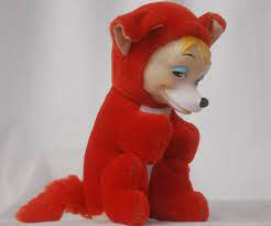 Vintage 1960 S Woolikin Plush Fox Rushton Toys Vintage Toys Vintage Kids Toys
