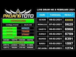 Live Draw Hongkong Hari Ini 5 Februari 2021 Live Result Pengeluaran Hk H Di 2021 Sydney 5 Februari 11 Februari