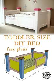 Toddler Size Diy Bed Diy Toddler Bed Diy Bed Diy Furniture Plans