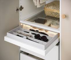 Komplement Insert With Compartments Light Gray 15 3 4x20 7 8x2 Ikea Ikea Komplement Ikea Jewelry Storage Closet Renovation