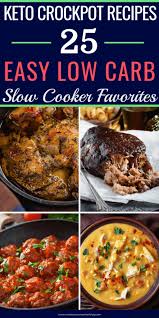 These easy chicken recipes can be prepped ahead in your slow cooker so dinner will be ready when you are! 25 Keto Crockpot Recipes Low Carb Slow Cooker Meals