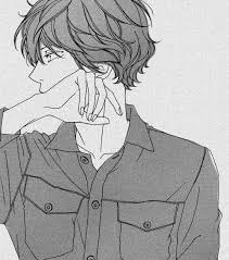 Depressed anime guy with cigarette. Fib4onqfgwle M
