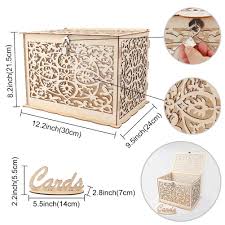 As with all wedding diy projects make sure you leave yourselves enough time. Hollow Out Wooden Card Box Wedding For Reception Baby Shower Wedding Anniversary Party Decorations Aerwo Diy Rustic Wedding Card Box With Lock Home Decor Accents Home Decor