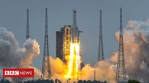 But we don't know where the piece is going to land or how big it will be. Big Chinese Rocket Segment Set To Fall To Earth Bbc News