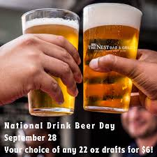 National beer day is april 7th. National Drink Beer Day Falcon Lakes Golf Club