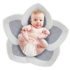 Our large, luxury, mesh cushion bath pillow provide more than enough back, neck, and shoulder support while you sit in your bath luxury bath pillow. Buy Flower Baby Bathtub Support Cushion Anti Slip And Soft Infant Bath Pillow For Bath Tub Sink Pad Newborn Bathtub Mat Gray White Online In Australia B0932pyw4m