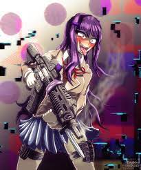 Each copy of the doki doki literature club plus! Artstation Yuri And The Bayonet Act 2 Kevin Nguyen