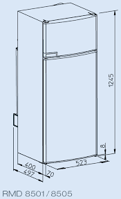 Fridges Dimensions Rmd8501sizeslrg Fridge Dimensions Refrigerator Dimensions Dimensions