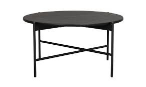 Household essentials grey top black frame ashwood round coffee table, 31.5 x 31.5. Rowico Skye Coffee Table O85 Black Oak Black Scandinavian Design