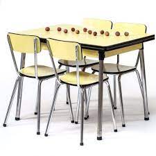 table en formica vintage annees 60 jonquille decor de cuisine vintage interieur vintage meuble retro