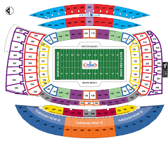 Nfl Stadium Seating Charts Stadiums Of Pro Football