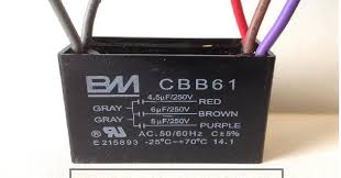 1.product introduction of the cbb61 ceiling fan speed regulation switched capacitor. 5 Wire Ceiling Fan Capacitor Wiring Diagram Electricalonline4u