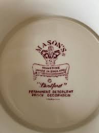 Mason's Teapot And Cups/saucers