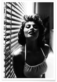 Sophia Loren Portrait Photograph Poster