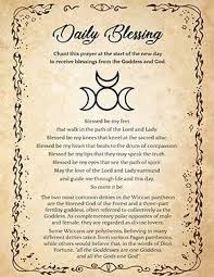 Blessed Be Wiccan Daily Blessing Prayer In 2020 Wiccan Beliefs Wiccan Spell Book Witch Rituals