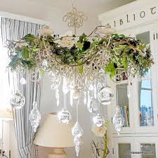 So recently i had plans to host a backyard luau party. Diy Christmas Chandelier Inspiration The Christmas Cart