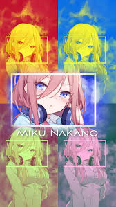 Go toubun no hanayome phone wallpaper. 5 Toubun No Hanayome Nakano Miku Anime Girls Waifu2x Phone Collage Hd Wallpaper Wallpaperbetter