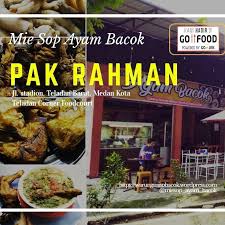 We did not find results for: Restaurante Sop Ayam Bacok Pak Rahman Stadion Medan Opiniones Del Restaurante
