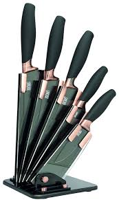 Amazon Com Taylors Eye Witness Brooklyn 5 Piece Knife Block In Black And Copper Home Amp Kitchen Best Kitchen Knife Set Knife Set Kitchen Kitchen Knives