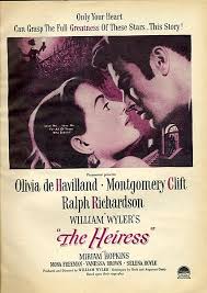Olivia de havilland, montgomery clift, ralph richardson and others. File The Heiress 1949 Poster Jpg Wikimedia Commons