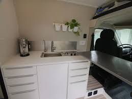 Using Ikea Cabinets In A Sprinter Promaster Transit Camper Van Conversion Ikea Cabinets Camper Van Camper Furniture