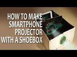 How to make a projector using bulb at home. How To Make Smartphone Projector Without Magnifying Glass Using Bulb Shoe Box Bulb At Home Youtube Smartphone Projector Projector Phone Projector