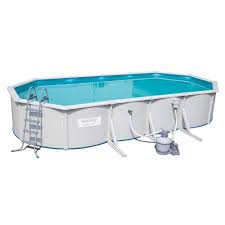 Bestway 24ft Hydrium Oval Pool 7 4x3 6x1 2m Above Ground Swimming Pool Steel Wall By Bestway Oval Pool Above Ground Swimming Pools Bestway