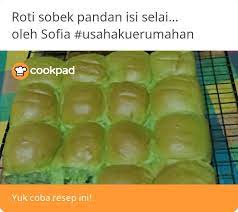 Resep Roti Sobek Pandan Isi Selai Durian Oleh Sofia Usahakuerumahan Recipe In 2021 Rotis Resep Roti Pembuat Roti