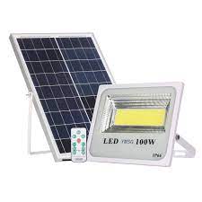 100w Solar Powered Street Flood Lights 120 Leds 6000 Lumens Outdoor Led Solar Lig Solar Powered Flood Lights Solar Powered Street Lights Sensor Lights Outdoor