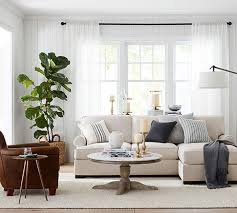 Coffee table pouf coffee table pottery barn circular coffee table round coffee table round end tables round patio table home furniture outdoor furniture diy table. Seagrass Townsend Alexandra Living Room Pottery Barn