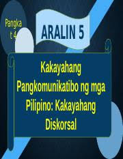 ___ kinuha nina pagong at matsing ang puno ng saging at pinaghatian ito. Kakayahang Diskorsal Saklaw Nito Ang Pagkakaugnay Ng Serye Ng Mga Salita O Course Hero
