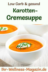 Einfache Low Carb Karottencremesuppe Gesundes Schnelles Rezept In 2021 Rezepte Low Carb Rezepte Lebensmittel Essen
