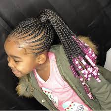 The natural choice, however, is to simply let those natural kinky locks grow longer and give it some again, a very simple hairstyle for little girls. Pin By Noelle Rolle On Hair Black Kids Hairstyles Hair Styles Kids Hairstyles Girls
