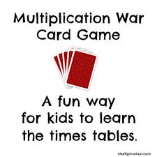 Speed cards is the online card game in which you need to quickly organize a deck of cards into sequence order being higher or lower. Multiplication War Card Game Multiplication Com