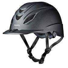 Troxel Intrepid Horse Riding Helmet Ultralight Low Profile Performance Adjustable And Sizes Carbon Medium