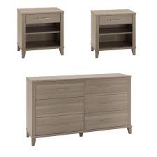 Rated 4.5 out of 5 stars.2589 total votes. Bush Furniture Somerset 3 Piece 6 Drawer Double Dresser And Nightstand Set In Ash Gray Walmart Canada