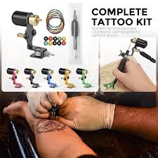 Choosing one of these machines comes down to characteristics including weight, the machine gun and availability of the tattooing accessories including the grips. 2020 Newest Complete Tattoo Kit Rotary Tattoo Machine Cartridge Grip Grommets Nipples Professional Tattoo Machine Supply Kit For Body Art Beginners Learners Tattoo Artists Wish