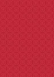 The Glen 5013 852 Celtic Circle Red Fabric Fabric