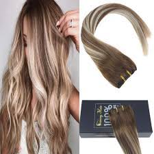 Sunny Ash Blonde Clip In Hair Extensions Full Head Remy Human Hair Extensions Clip In Silky Straight Clip In Hair Extensions Blonde Highlights Hair Highlights