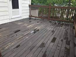 We decided to use behr textured deckover to restore their porch. How To Restore An Old Deck Using Behr Deck Over Jenna Kate At Home