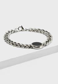 We did not find results for: Buy Seventy Five Silver Stone Embellished Chain Bracelet For Men In Mena Worldwide Osm18920