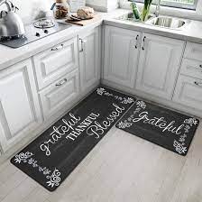 Check out our non slip carpet selection for the very best in unique or custom, handmade pieces from our rugs shops. Rosalind Wheeler Anti Fatigue Kitchen Mat Set Of 2 Non Slip Thick Cushioned Kitchen Rug Sets With Runner Heavy Duty Comfort Standing Mats Waterproof Kitchen Carpet Wayfair