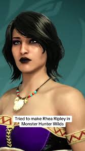 Create Rhea Ripley in Monster Hunter Wilds