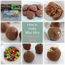 Christmas Mint Slice Balls No Bake Recipe Mint Slice Christmas Cooking Xmas Food