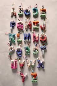 Felted Monogram Ornament Anthropologie Christmas Felt Christmas Decorations Felt Ornaments