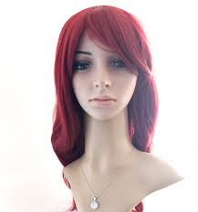 Dark Red Long Wavy Wig for Women. Synthetic High Quality Hair. Holiday  Party Costume Red Wig. Ready to Ship. Free USPS Shipping in USA.