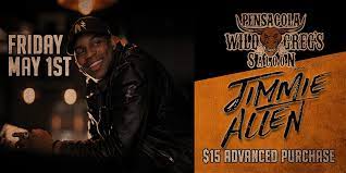 Jimmie Allen Live At Wild Greg S Saloon Pensacola Tallahassee Panama City Fl May 1 2020 7 00 Pm