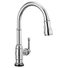 single handle pull down kitchen faucet